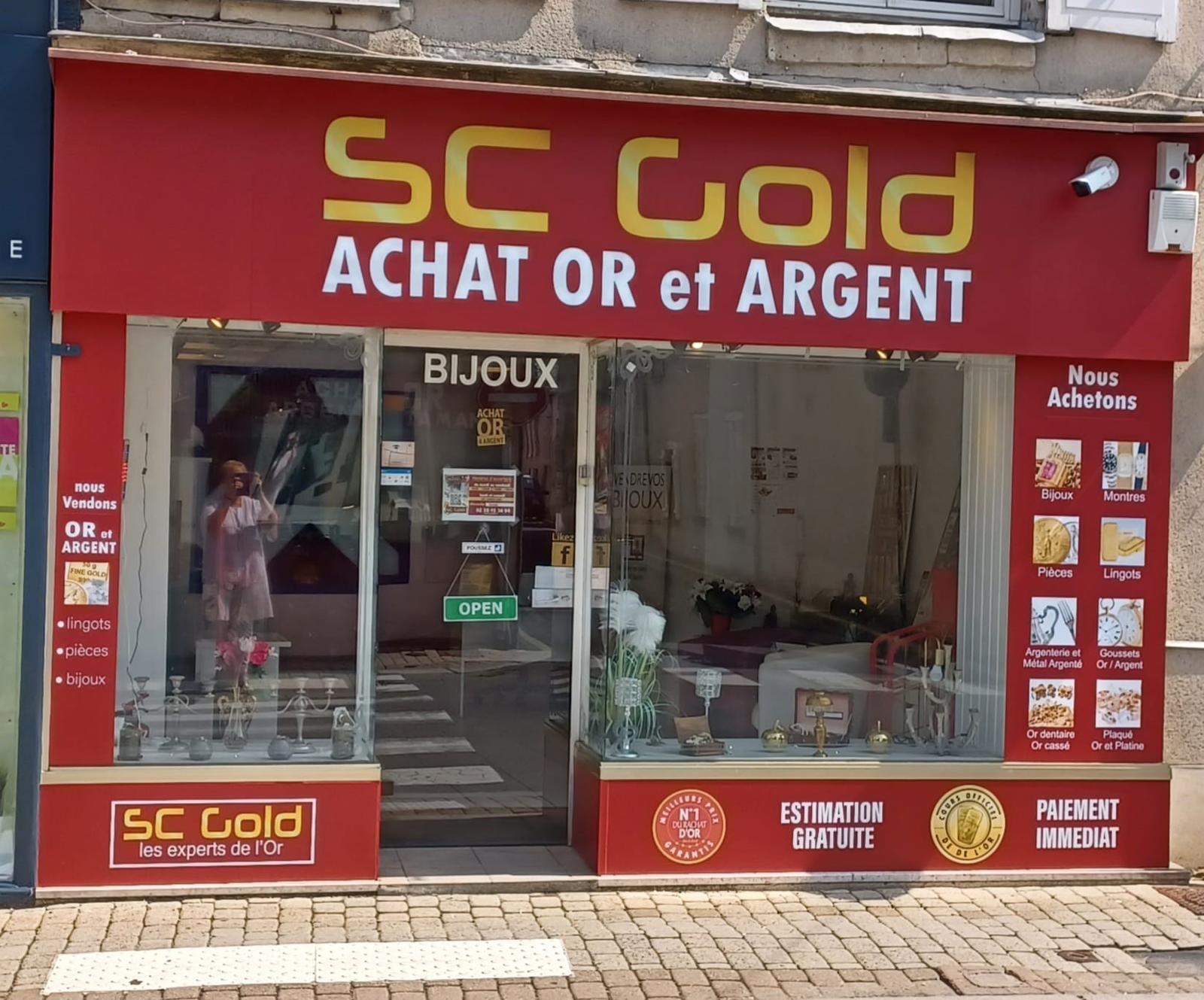 Façade de l’agence SC GOLD de Châteauneuf-sur-Loire